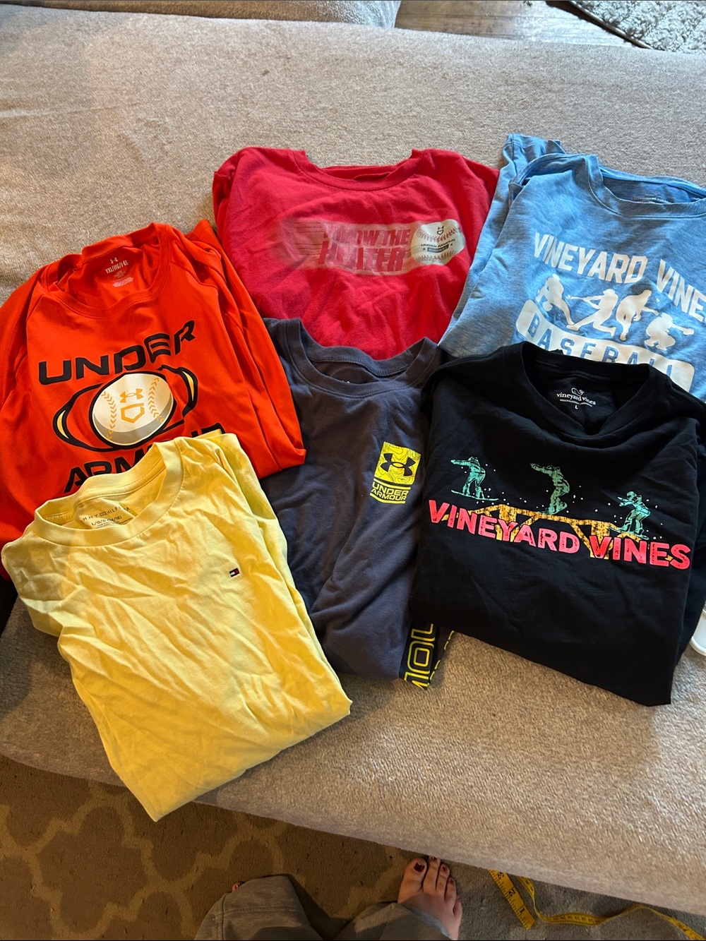 6 assorted boys shirts